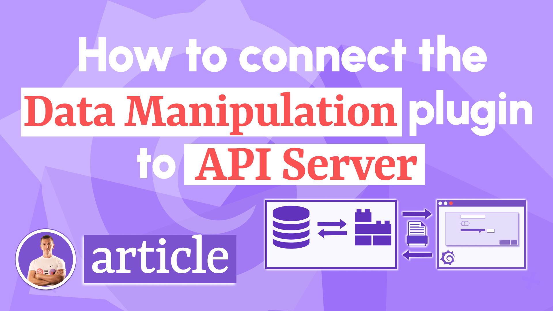 Connect Data Manipulation panel for Grafana to API Server.