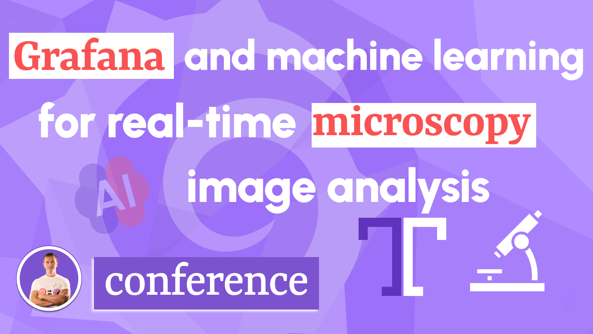 Using Grafana and machine learning for real-time microscopy image analysis