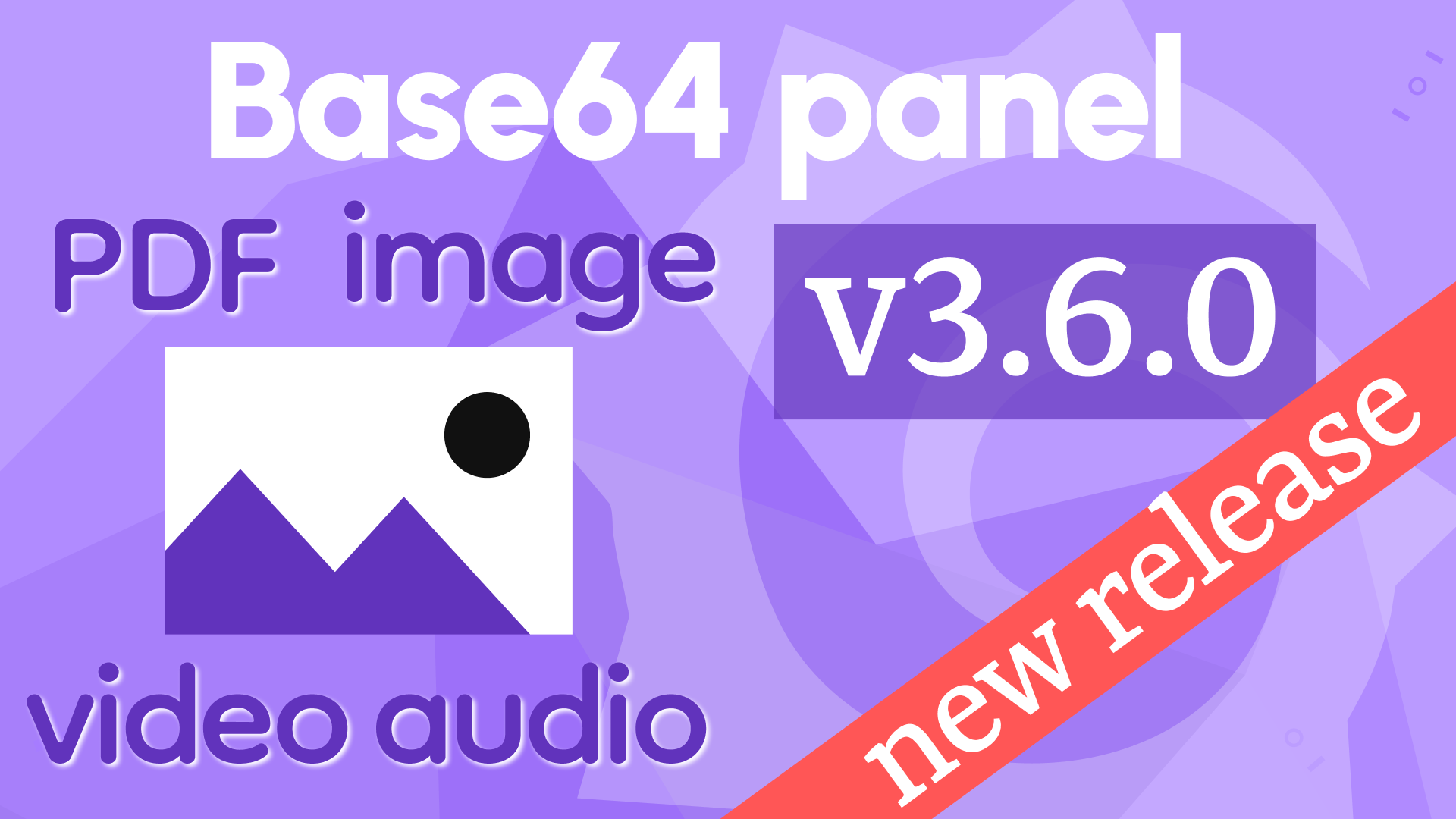 Base64 Image/Video/Audio/PDF Panel 3.6.0 supports Grafana 10