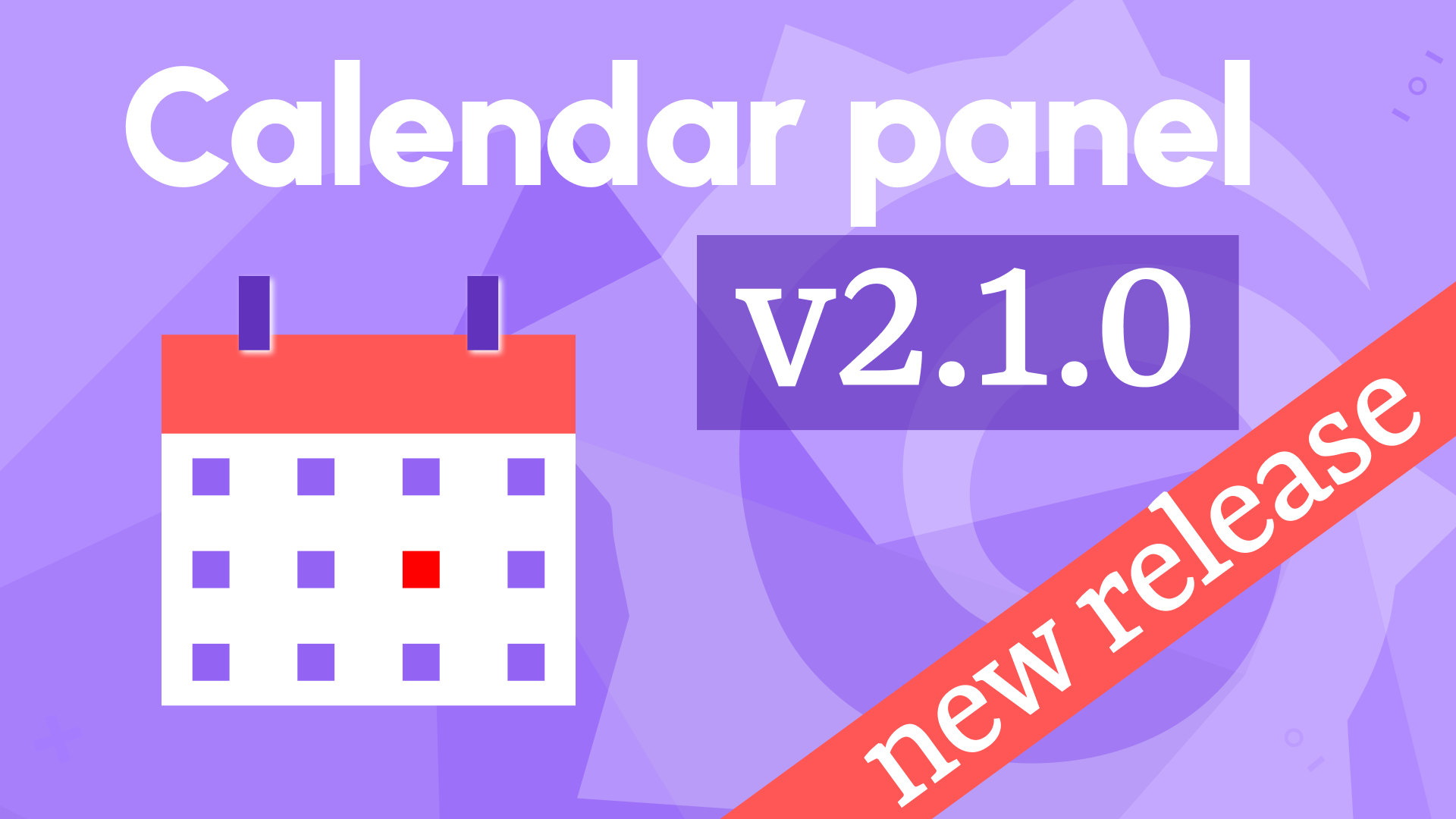 Calendar Panel 2.1.0