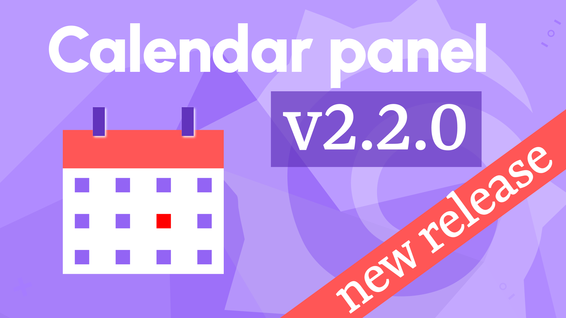 Calendar Panel 2.2.0