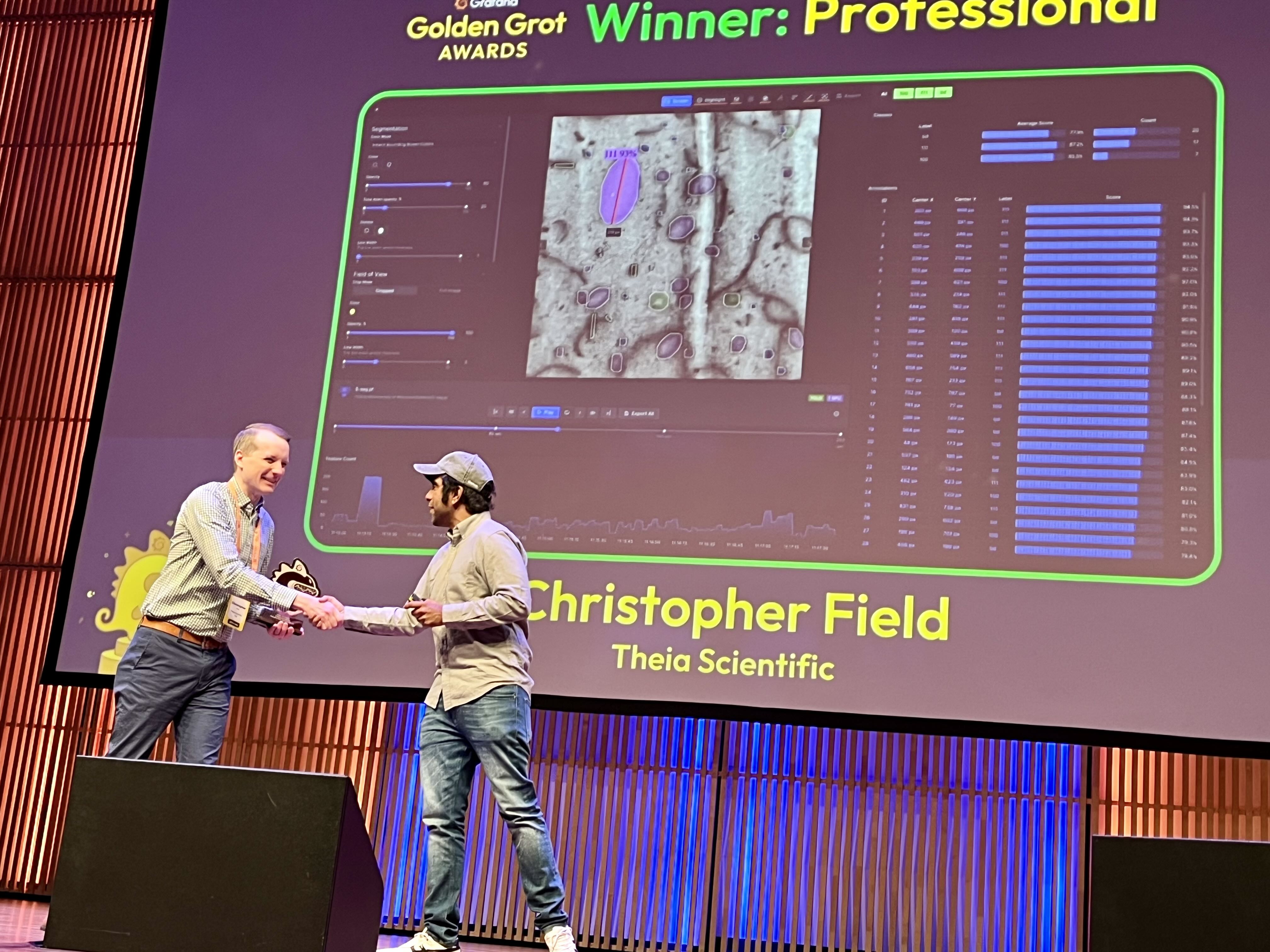 Chris Field and Raj Dutt, Golden Grot Award Winner: Professional