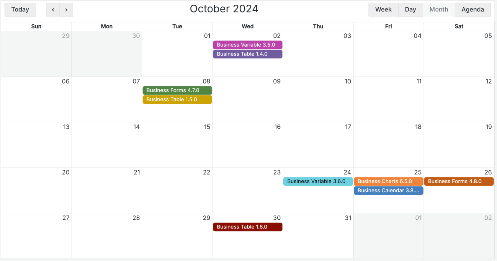 The Business Suite plugin collection releases in October 2024.