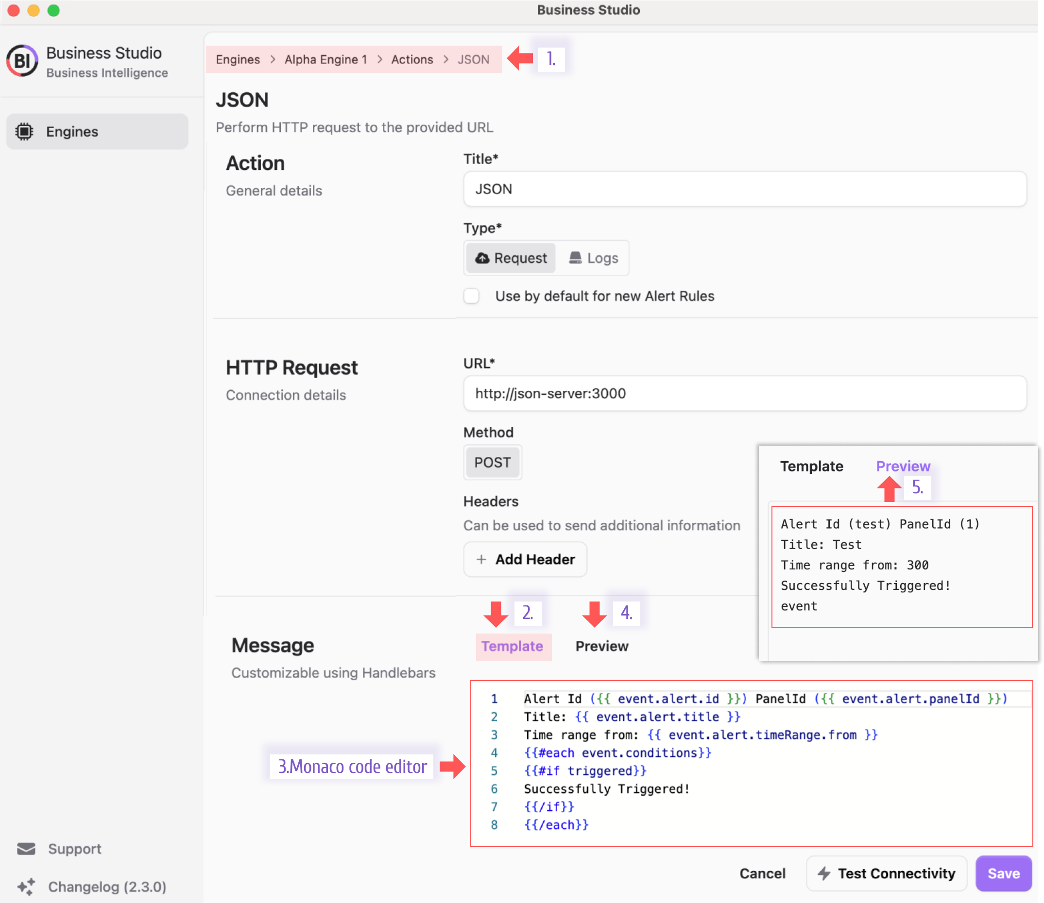 Monaco code editor to work on the alert rule messages.