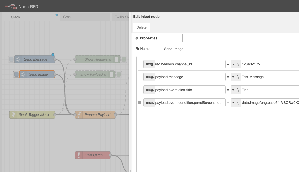 Testing image-based alerts without triggering real events.