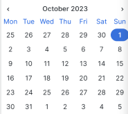 Date and time type is Grafana universal type.